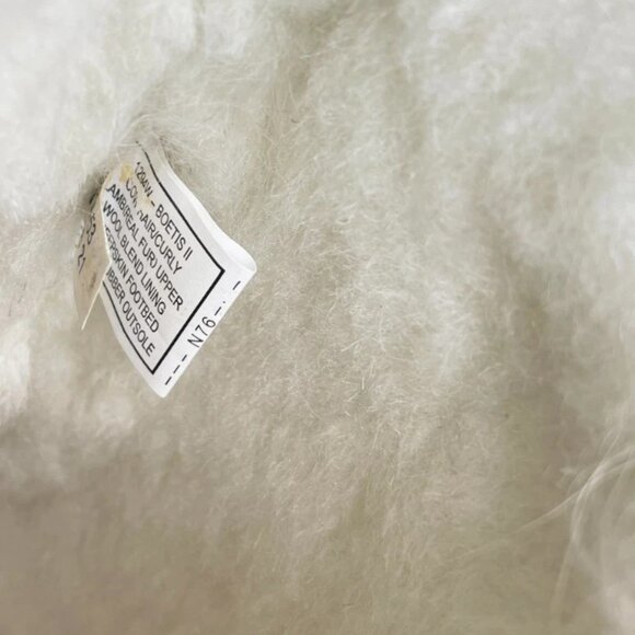 Bearpaw Boetis II White Curly Lamb Fur Sheepskin Lined Mongolian Sherpa Boots 9 - Picture 9 of 10